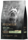 Premier Adult Dog Mini Lamb & Turkey – сухой корм для взрослых собак мелких пород