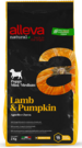 Alleva Natural Puppy Mini & Medium Lamb & Pumpkin – сухой корм для щенков мелких и средних пород, беременных и кормящих сук