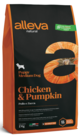 Alleva Natural Puppy Medium Chicken & Pumpkin – сухой корм для щенков средних пород, беременных и кормящих сук