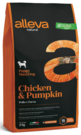 Alleva Natural Puppy Maxi Chicken & Pumpkin – сухой корм для щенков крупных пород, беременных и кормящих сук