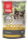 BLITZ INDOOR STERILISED CAT (Курица с тыквой) – влажный корм для кошек