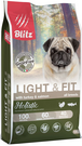 BLITZ LIGHT & FIT DOG TURKEY & SALMON (ИНДЕЙКА и ЛОСОСЬ) - сухой корм для взрослых собак с лишним весом