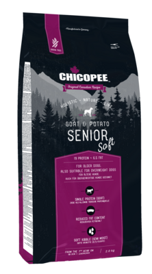 Chicopee HNL Soft Senior Goat & Potato (коза с картофелем) – сухой корм для пожилых собак всех пород