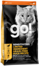 Go! Solutions Sensitivities Limited Ingredient Grain Free Duck Recipe for cats – сухой корм для котят и кошек всех пород