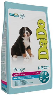 Dado Dog Puppy Large Ocean Fish & Rice - сухой корм для щенков крупных пород с рыбой и рисом