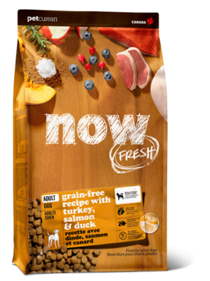 Now Fresh Adult Dog Turkey, Salmon & Duck – сухой корм для взрослых собак всех пород