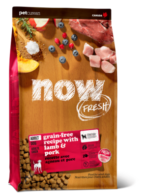 Now Fresh Adult Dog Lamb & Pork – сухой корм для взрослых собак всех пород