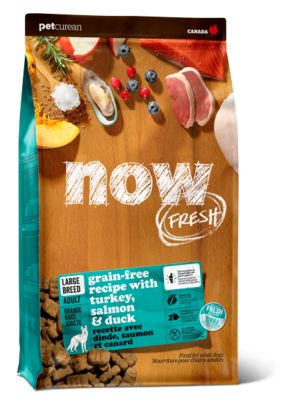 Now Fresh Adult Dog Large Breed Turkey, Salmon & Duck – сухой корм для взрослых собак крупных пород