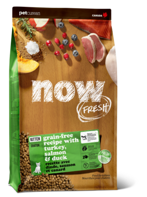 Now Fresh Kitten with Turkey, Salmon & Duck – сухой корм для котят всех пород