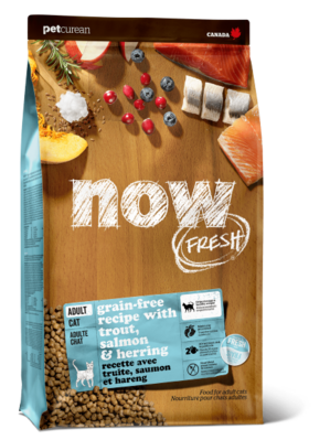 Now Fresh Adult Cat with Trout, Salmon & Herring – сухой корм для взрослых кошек всех пород