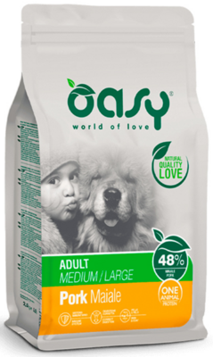 Oasy Dog OAP Adult Medium & Large Pork – сухой корм для взрослых собак средних и крупных пород