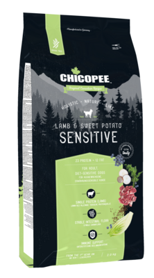 Chicopee HNL Sensitive Lamb & Sweet Potato – сухой корм для взрослых собак всех пород