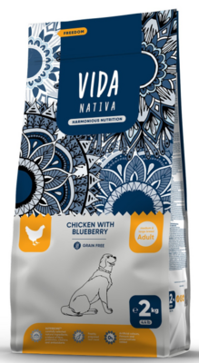 Vida Nativa Freedom Chicken with Blueberry Adult Dog Medium & Large Breed - сухой корм для взрослых собак средних и крупных пород