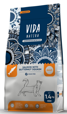Vida Nativa Nordica Salmon With Butternut Squash Adult Cat - сухой корм для взрослых кошек