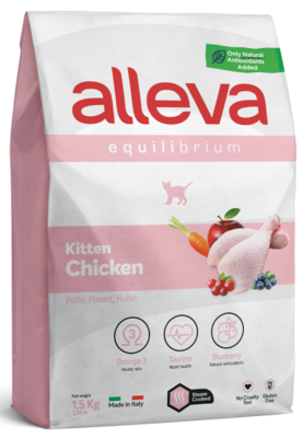 Alleva Equilibrium Kitten – сухой корм для котят, беременных и кормящих кошек