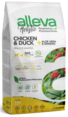 Alleva Holistic Adult Mini Dog Chicken & Duck – сухой корм для взрослых собак мелких пород