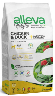 Alleva Holistic Adult Maxi Dog Chicken & Duck – сухой корм для взрослых собак крупных пород