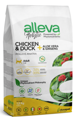 Alleva Holistic Adult Cat Chicken & Duck – сухой корм для взрослых кошек
