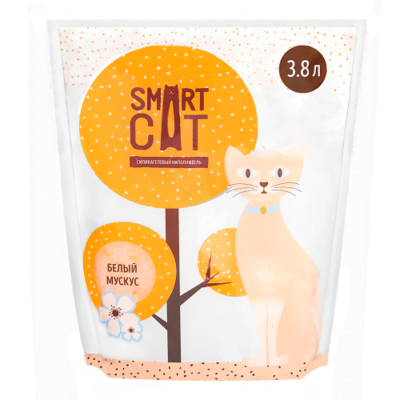 Smart Cat селикагель (белый мускус) – наполнитель для кошачьего туалета