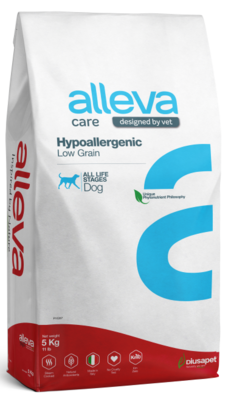 Alleva Care Dog Hypoallergenic Low Grain – диетический сухой корм для взрослых собак всех пород