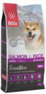 BLITZ ADULT DOG SALMON & RICE (ЛОСОСЬ и РИС) – сухой корм для взрослых собак всех пород