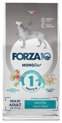 Forza10 MonoDiet Adult Maxi Fish / Pesce - сухой корм для взрослых собак крупных пород