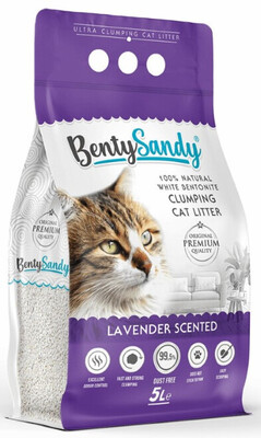 BentySandy Lavender - наполнитель для кошачьего туалета