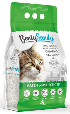 BentySandy Green Apple - наполнитель для кошачьего туалета
