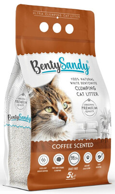 BentySandy Coffee - наполнитель для кошачьего туалета