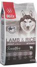 BLITZ ADULT LAMB & RICE (ЯГНЕНОК и РИС) - сухой корм для взрослых собак всех пород