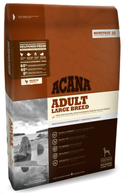 ACANA ADULT LARGE BREED (АКАНА ЭДАЛТ ЛАДЖ БРИД) - сухой корм для взрослых собак крупных пород