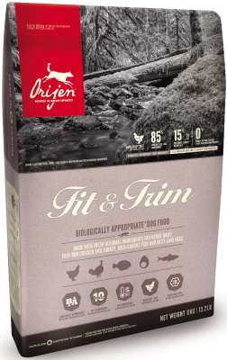 ORIJEN FIT & TRIM DOG 85.15 (ОРИДЖЕН ФИТ ЭНД ТРИМ ДОГ) - сухой корм для взрослых собак, склонных к полноте