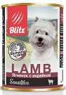 BLITZ LAMB (Ягненок с индейкой) – влажный корм для собак