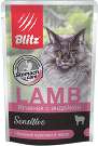 BLITZ LAMB CAT (Ягненок с индейкой) – влажный корм для кошек
