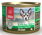 BLITZ STERILISED CAT (Кролик с индейкой) – влажный корм для кошек