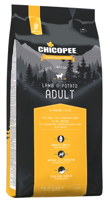Chicopee HNL Adult Lamb & Potato (ягнёнок с картофелем) – сухой корм для взрослых собак всех пород