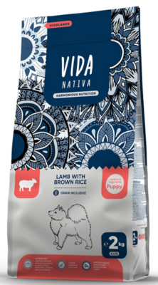 Vida Nativa Highlands Lamb With Brown Rice Puppy Medium & Large Breed - сухой корм для щенков средних и крупных пород