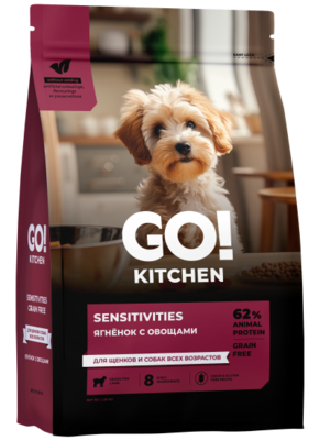 Go! Kitchen Sensitivities Dog Lamb – сухой корм для щенков, взрослых и пожилых собак всех пород