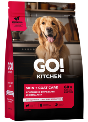 Go! Kitchen Skin + Coat Care Dog Lamb – сухой корм для щенков, взрослых и пожилых собак всех пород