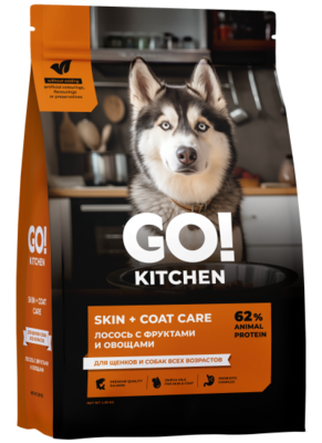 Go! Kitchen Skin + Coat Care Dog Salmon – сухой корм для щенков, взрослых и пожилых собак всех пород