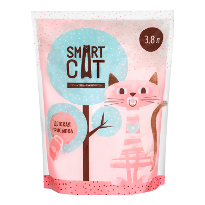 Smart Cat селикагель (детская присыпка) – наполнитель для кошачьего туалета